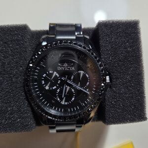 Invicta Midnight Black Multifunction Watch